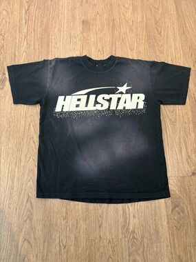 Black Hellstar Rhinestone Tee